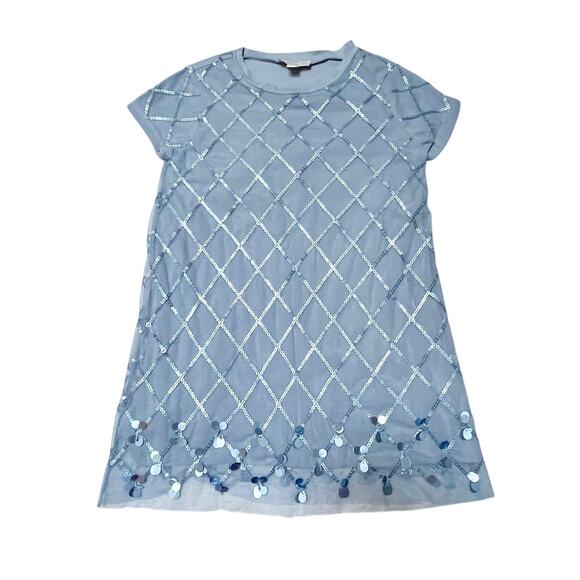 Crewcuts Collection Lattice Sequin Dress Size 6 - Picture 1 of 7